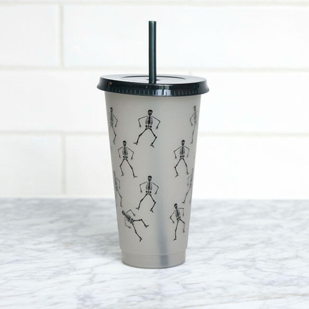 🎃Halloween Dancing Skeletons Tumbler Glow in the dark
